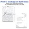 Avery 4-1/4" x 5-1/2" Rectangle Rounded Corner, Glossy White Postcards